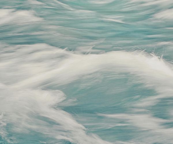 Crystal clear energy flow abstract visualization